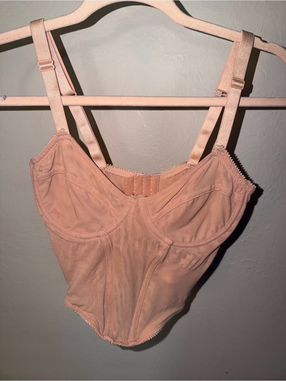 & Other Stories Blush Peach Shaping Bodysuit